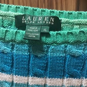 Lauren Ralph Lauren women’s cable knit sweater size XL